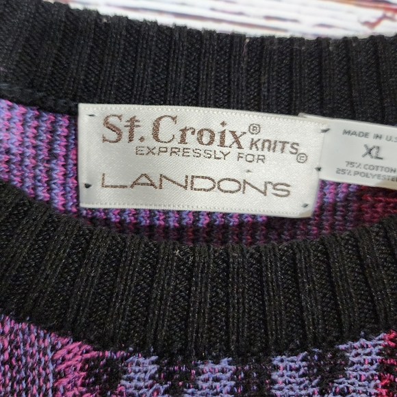 Vintage 90s St. Croix Knit Sweater - Picture 4 of 6
